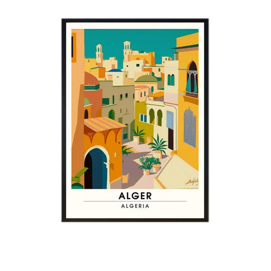 Poster Alger Algérie  ✅ N° 19