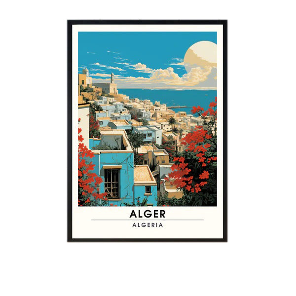 Poster Alger Algérie  ✅ N° 22