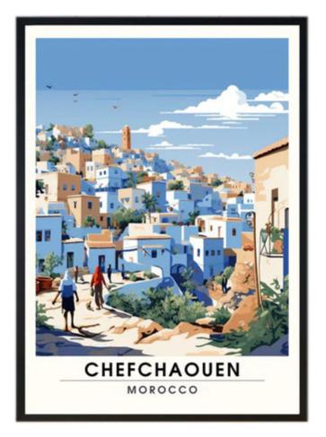 POSTER CHEFCHAOUEN Morocco ✅ No. 6