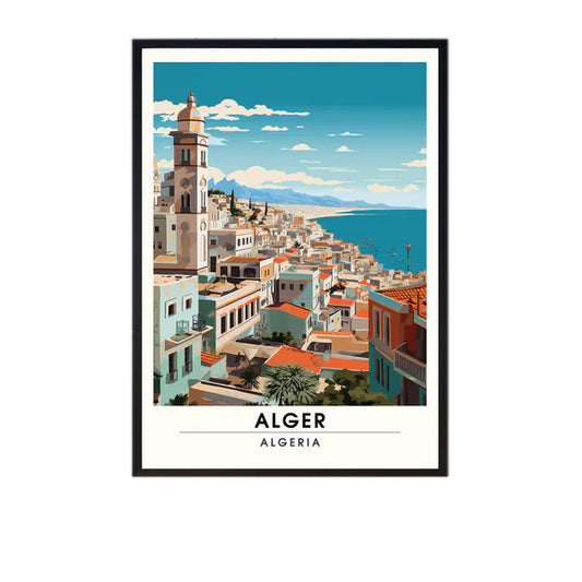 Poster Alger Algérie  ✅ N° 24