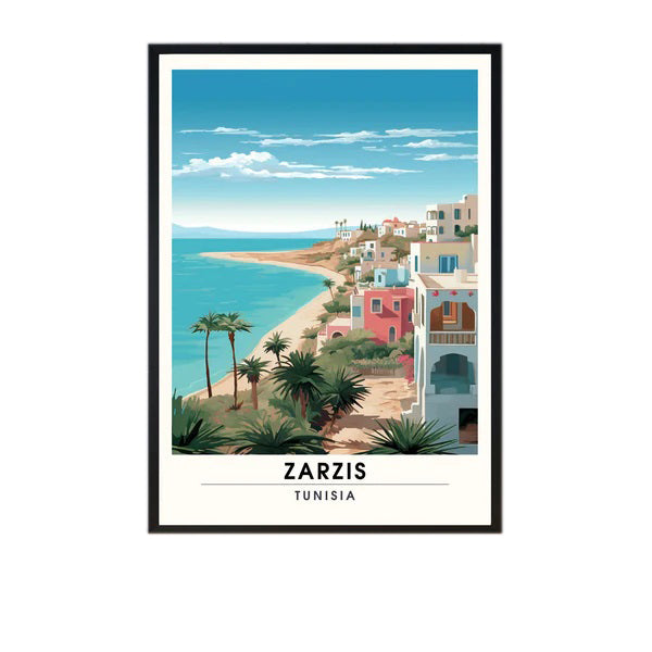 Poster ZARZIS Tunisie  ✅ N° 2