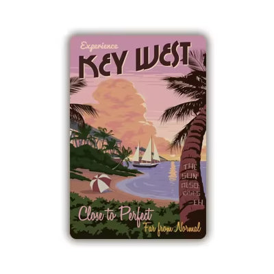 Plaque métal déco vintage 🌎  KEY WEST Floride Etats Unis N° 109 ✔