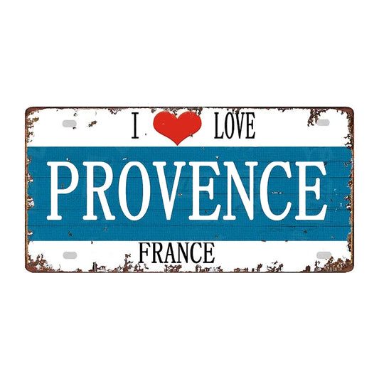 Plaque métal déco vintage 🌍 PROVENCE France  N° 126 ✔