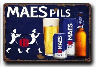 PLAQUE BIERE MAES