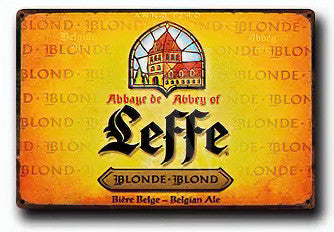 PLAQUE BIERE LEFFE