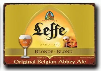 PLAQUE BIERE LEFFE