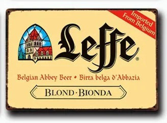 PLAQUE BIERE LEFFE