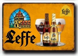 PLAQUE BIERE LEFFE