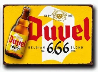 PLAQUE BIERE DUVEL