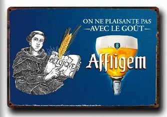 PLAQUE BIERE AFFIGEM