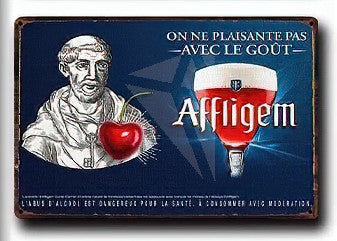 PLAQUE BIERE AFFLIGEM