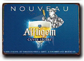 PLAQUE BIERE AFFLIGEM