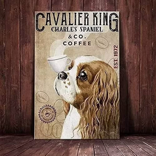 CAVALIER KING CHARLES PLAQUE COFFEE& CO.