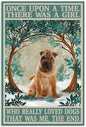 Vintage decorative metal plate 🐕‍🦺 SHAR PEI N° 30 ✔